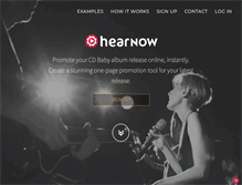 Tablet Screenshot of hearnow.com